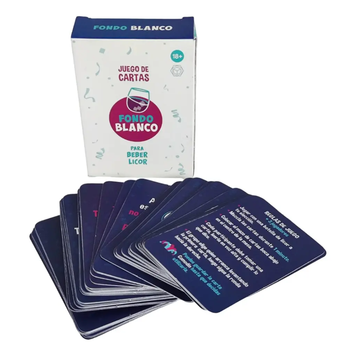 Fondo Blanco, Juego de cartas para beber