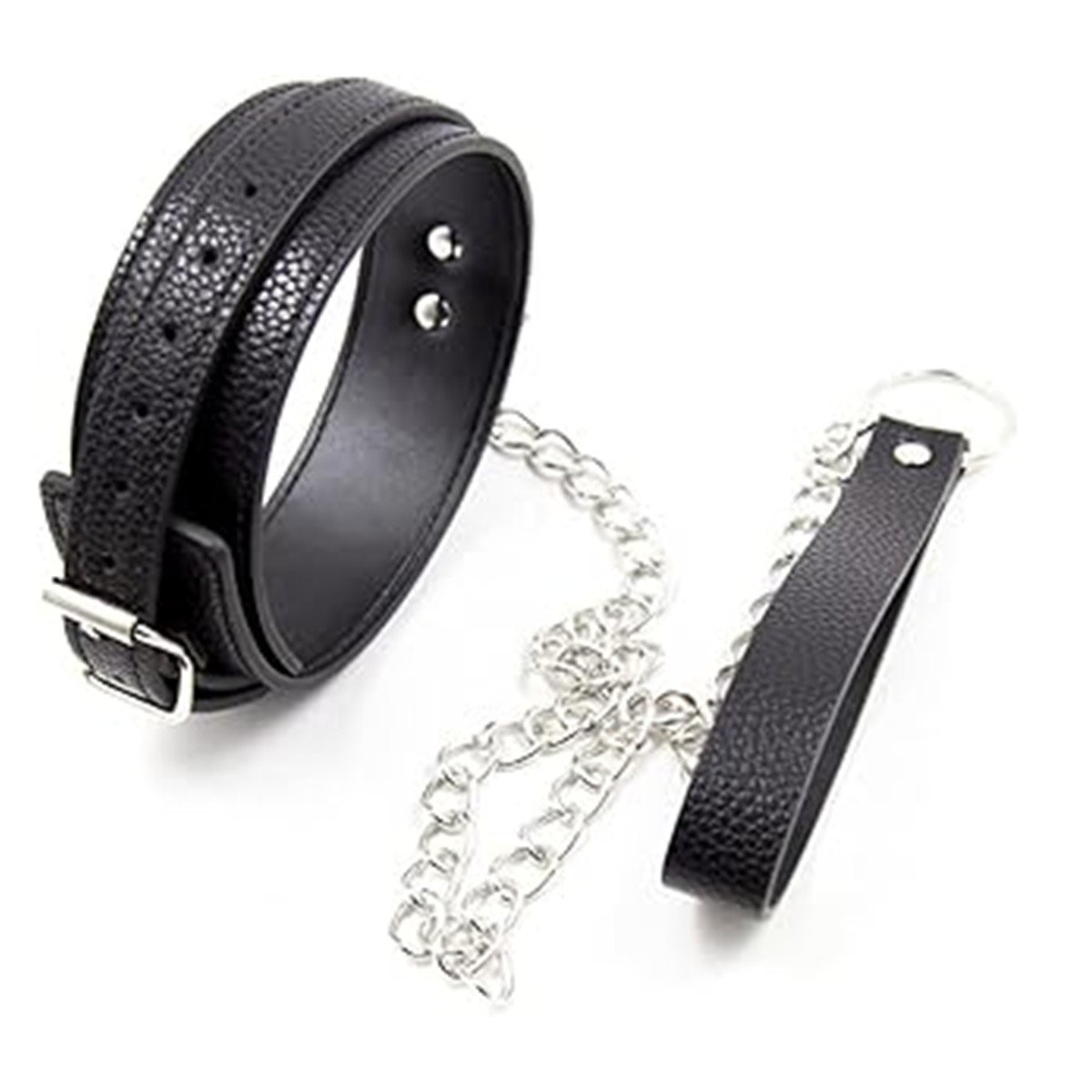 Collar Bondage de Sumisión con Cadena Ajustable