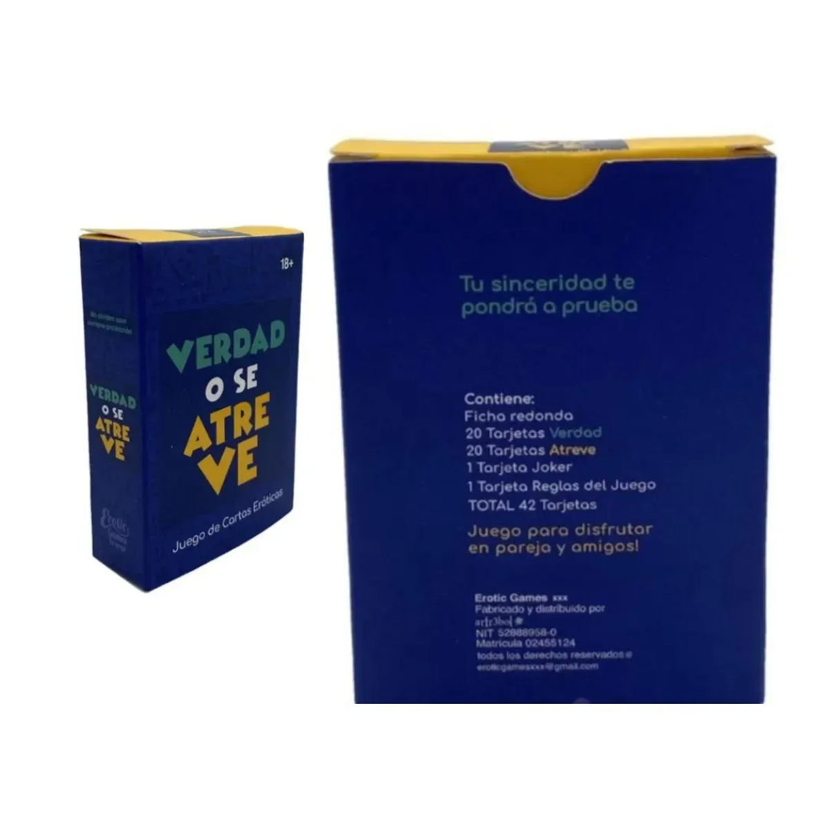 ¿Verdad o se atreve? Juego de Cartas