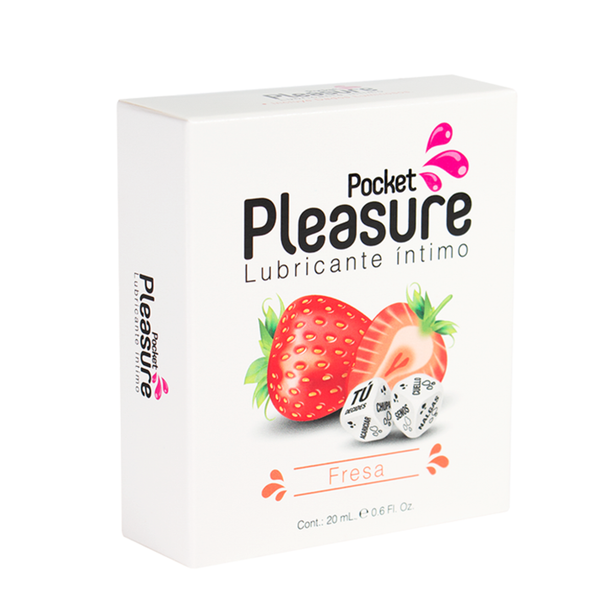 Lubricante + dados Pocket Pleasure