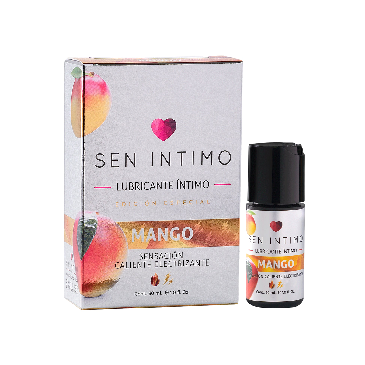 Lubricante Caliente/ Electrizante Mango x30ml