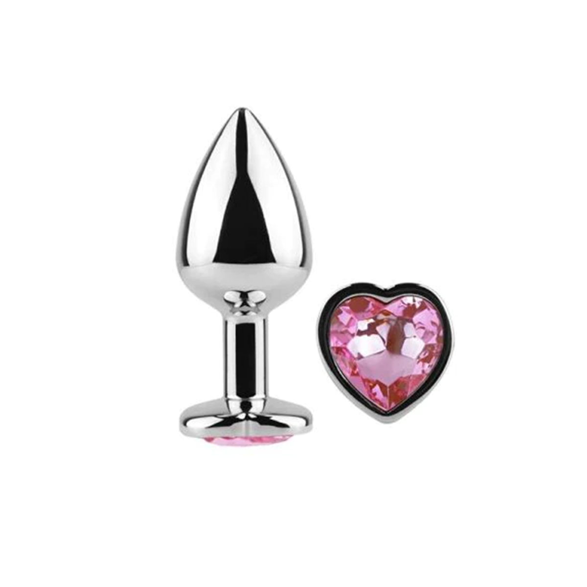 Plug En Acero Joya Corazón Talla S