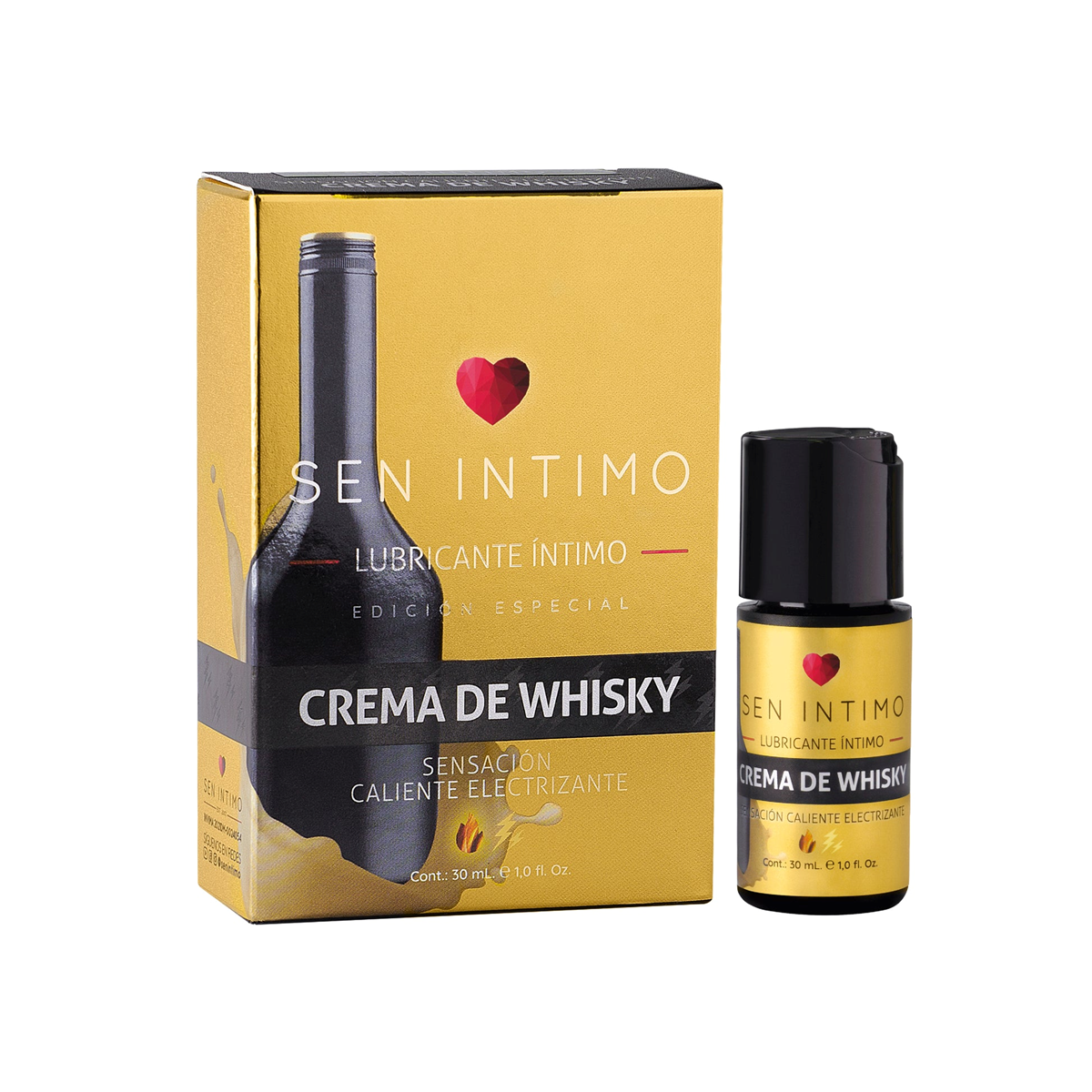Lubricante Electrizante Crema de Whisky x30ml