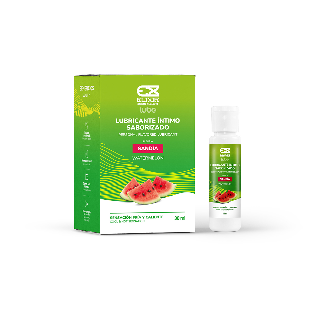 Lubricante FRIO/CALOR Sandía x30ml