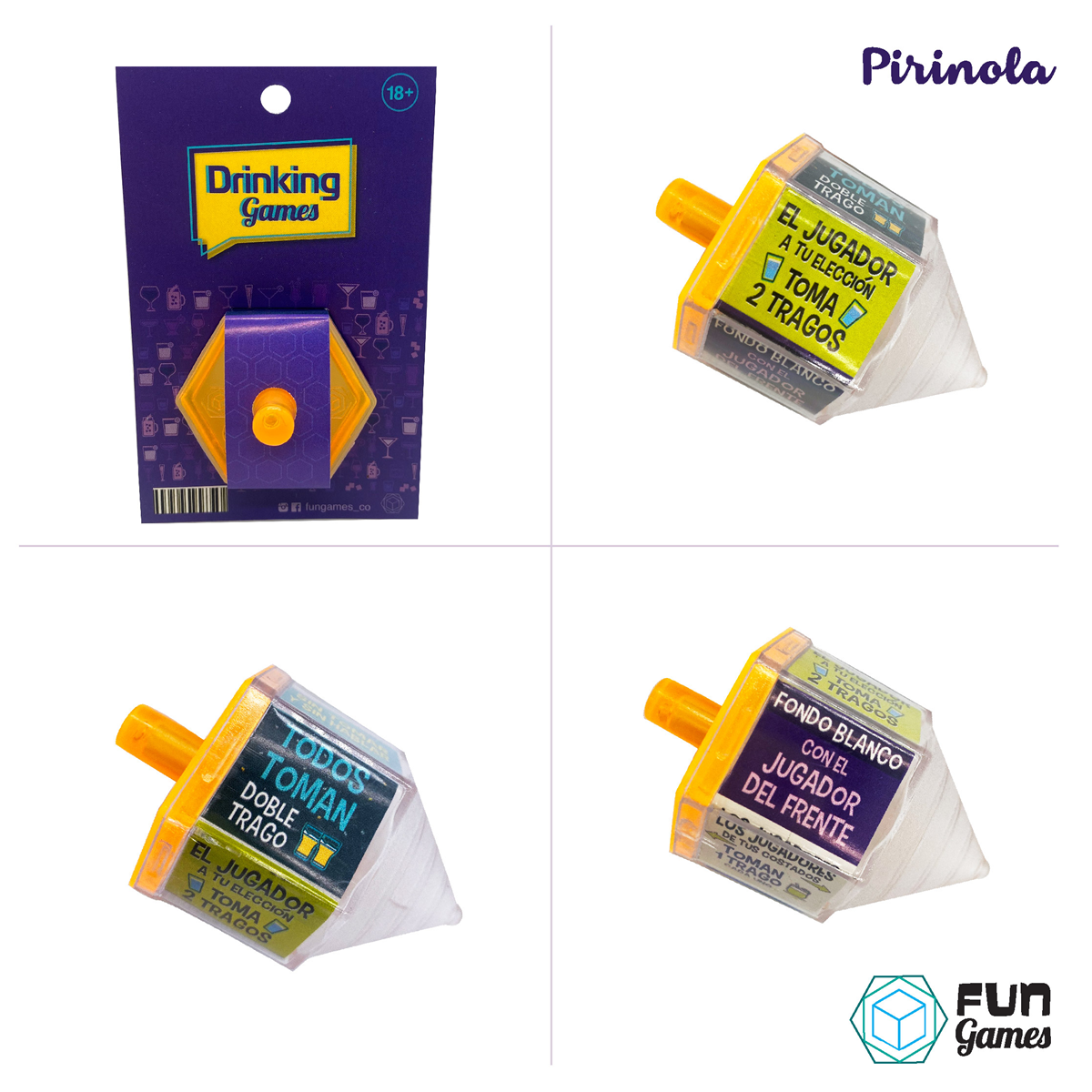 Pirinolas para tomar o prender con amigos