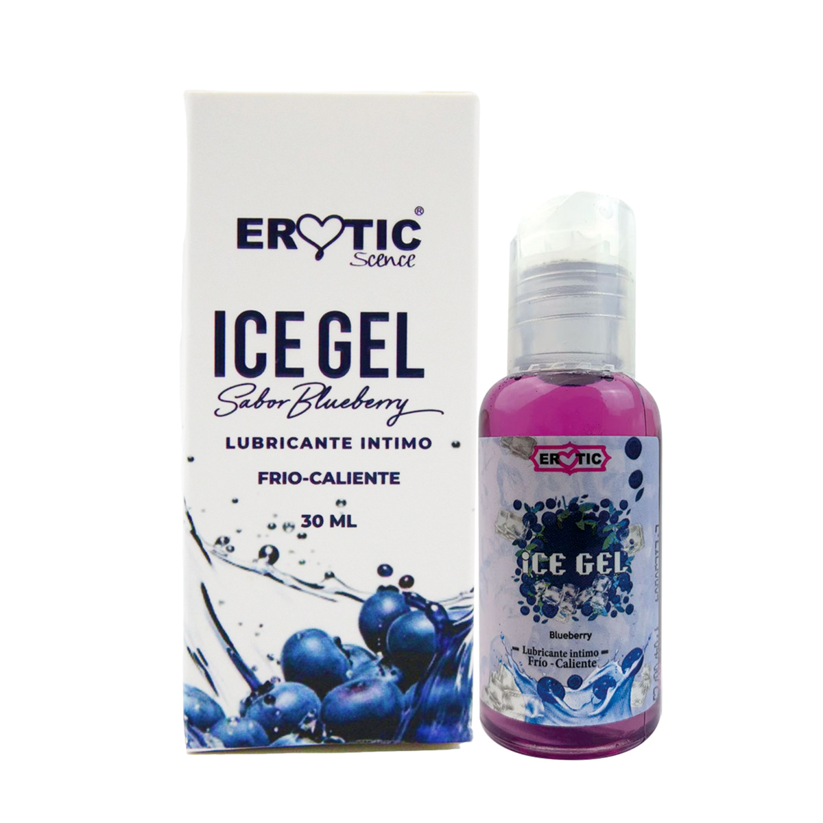 Lubricante Ice Gel Saborizados By Erotic