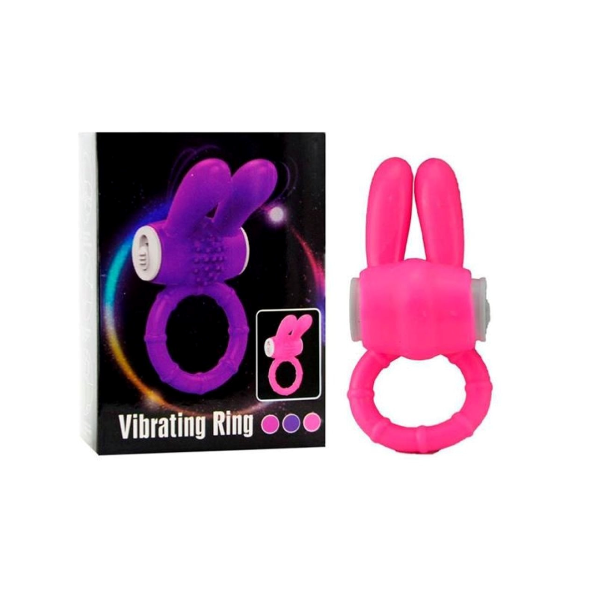 Anillo Vibrador retardante Conejito